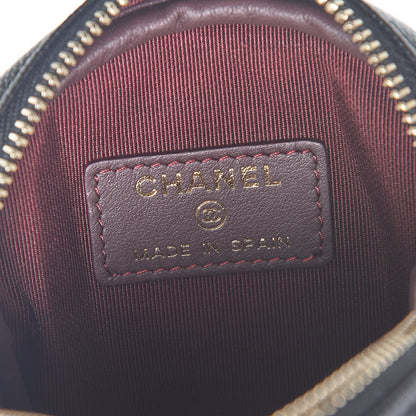 Chanel Caviar Quilted Zip Around Classic Coin Purse Black 6 of 8