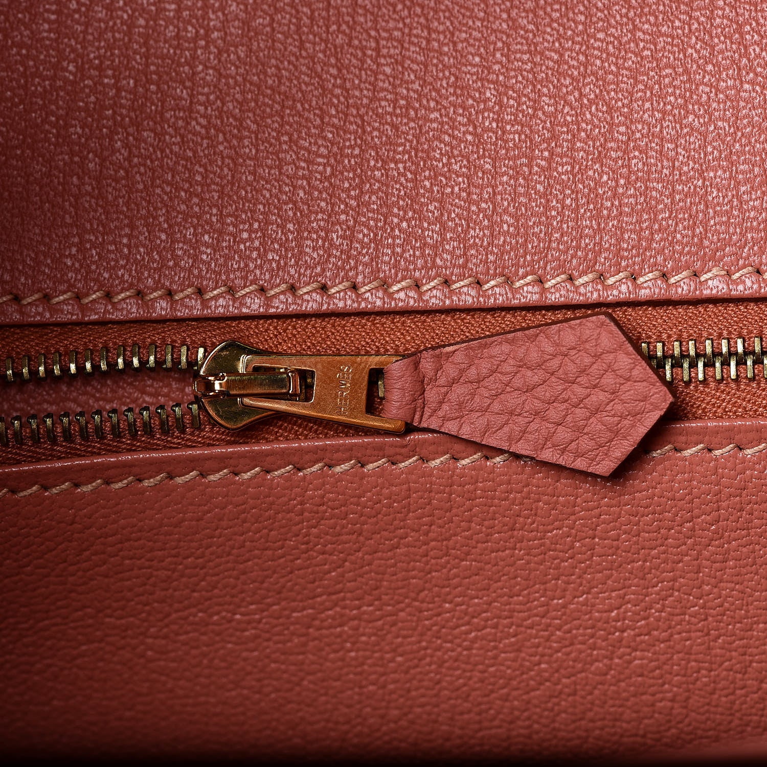 Hermes Togo Birkin 35 Rose Thé 11 of 34