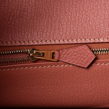 Hermes Togo Birkin 35 Rose Thé 11 of 34