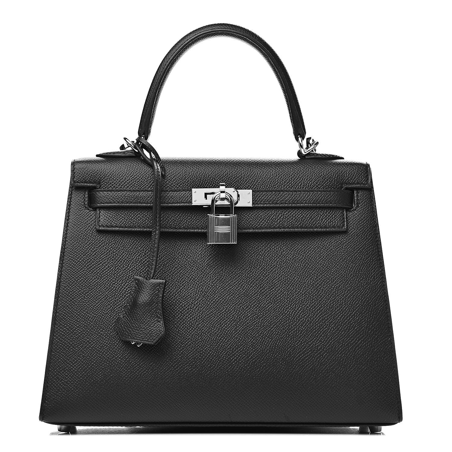 Hermes Epsom Kelly Sellier 25 Black 1 of 37