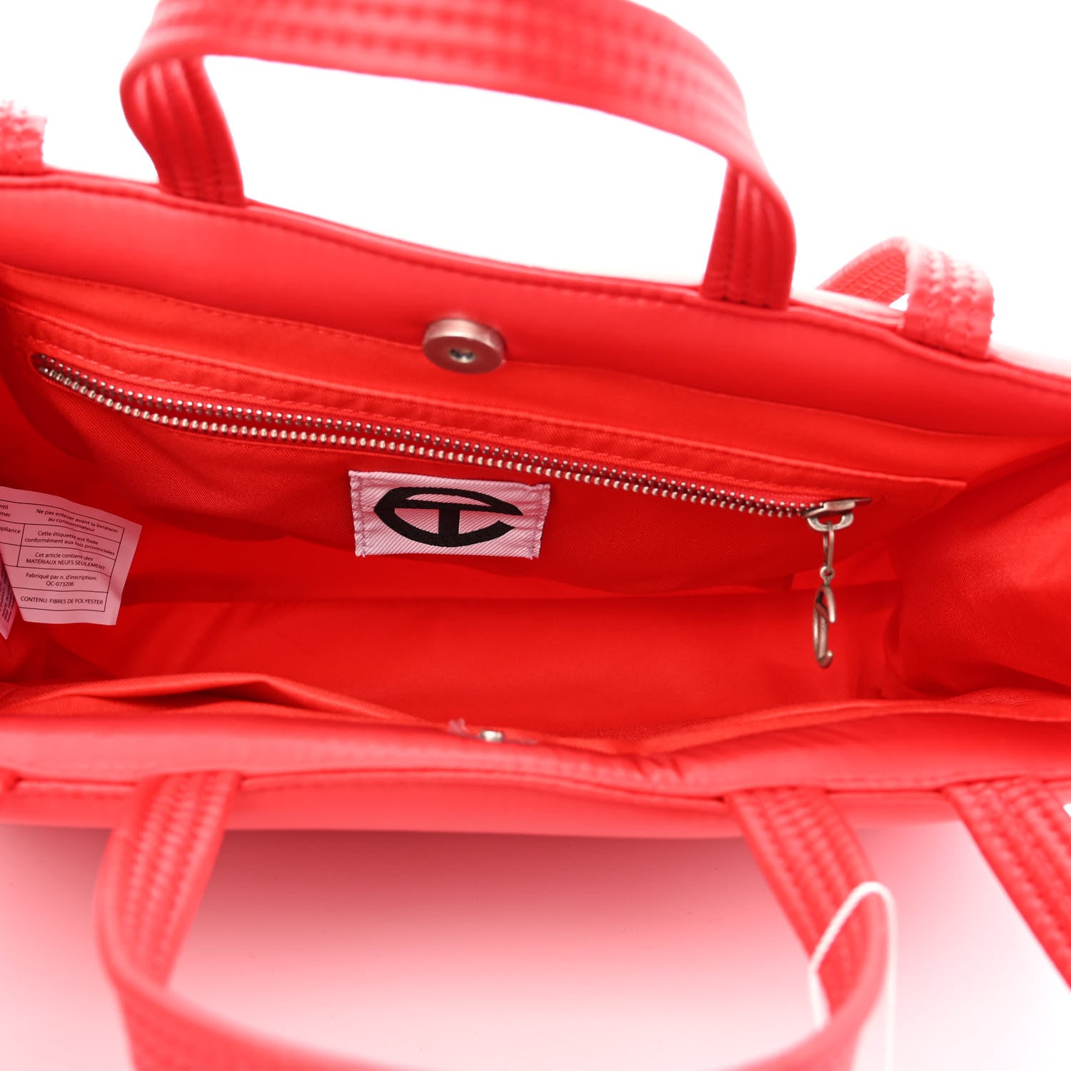 Telfar Nylon Medium Puff Shopping Bag Red 5 of 9
