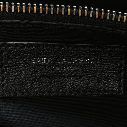 Saint Laurent Grained Lambskin Monogram Oversized Niki Chain Satchel Black 5 of 10