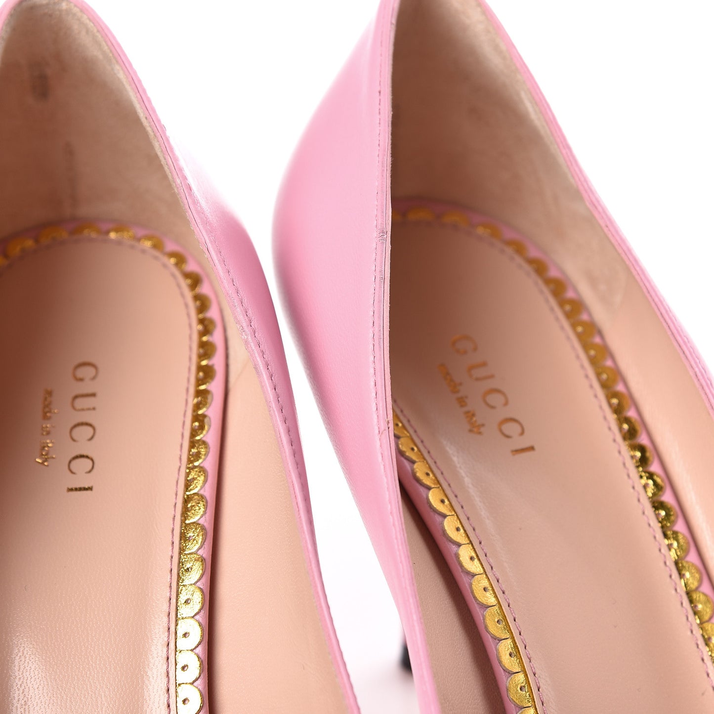 Nappa Queen Margaret Mid Heel Pumps 41 and 41.5 Sugar Pink