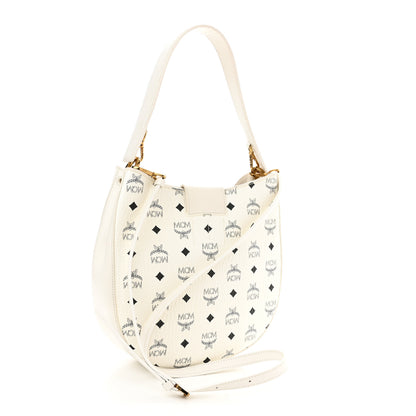 MCM Visetos Patricia Hobo White 3 of 12