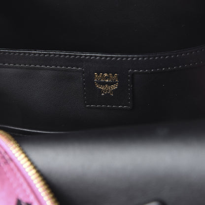 MCM Visetos Small Side Stud Stark Backpack Pink 5 of 10