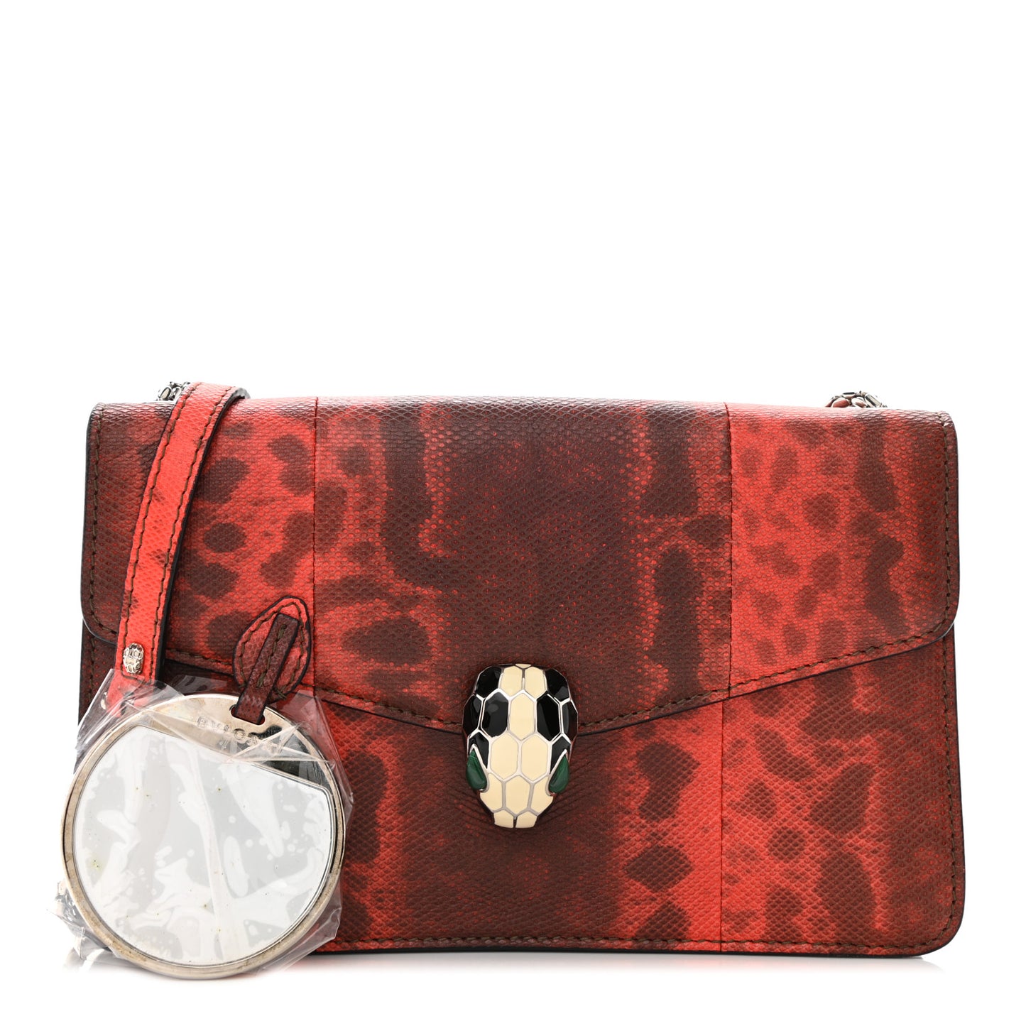 Karung Serpenti Forever Small Shoulder Bag Red