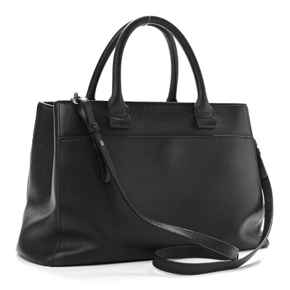 Chanel Grained Calfskin Small Neo Executive Shopper Tote Black 3 of 17