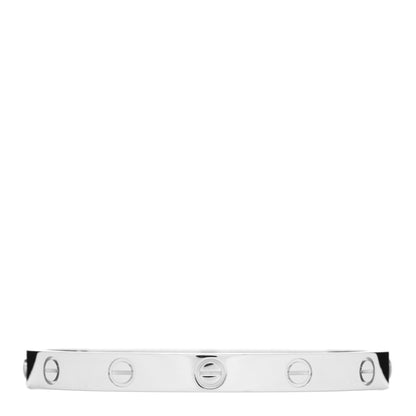 Cartier 18K White Gold LOVE Bracelet 16 2 of 4