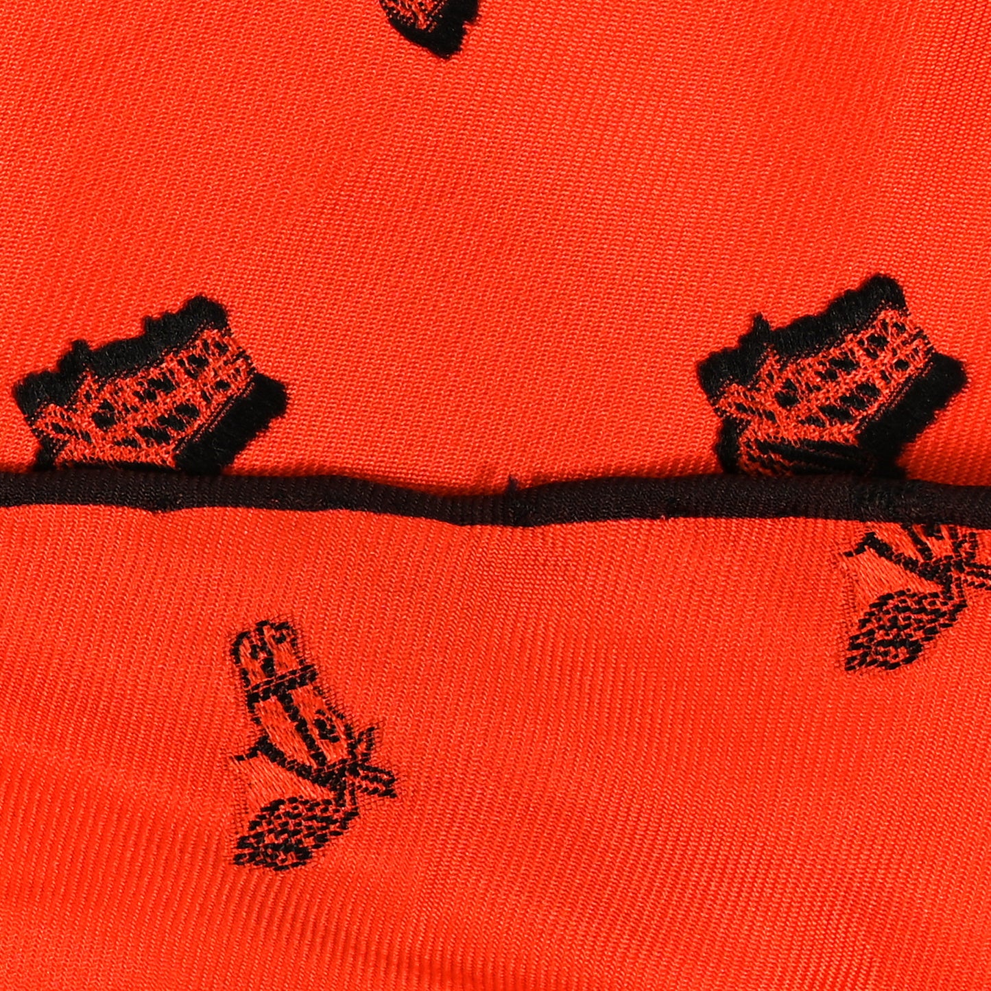 Silk Casaque Optique Losange Scarf