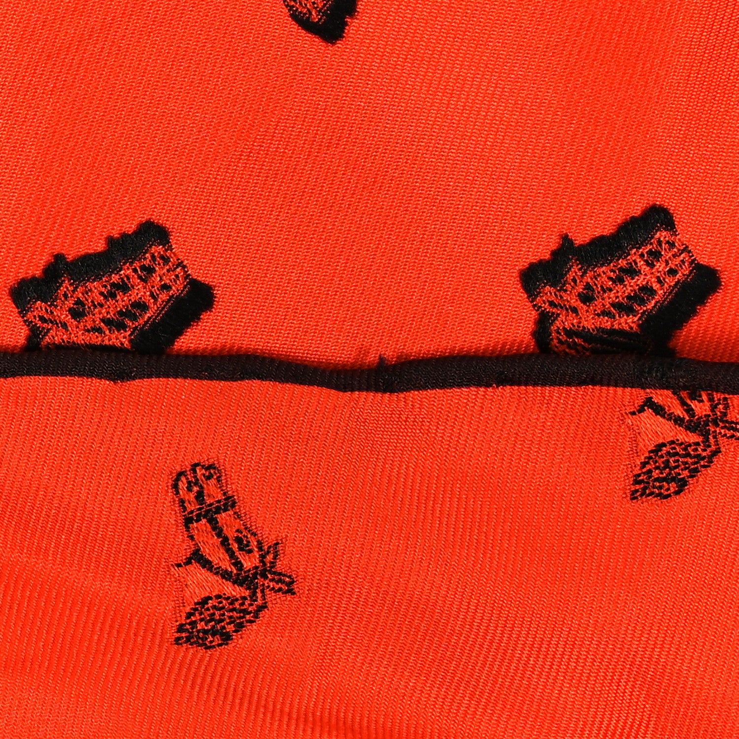 Hermes Silk Casaque Optique Losange Scarf 4 of 4