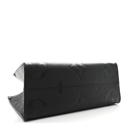 Louis Vuitton Empreinte Monogram Giant Onthego MM Black 4 of 9