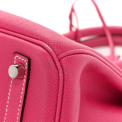 Hermes Epsom Candy Birkin 30 Rose Tyrien Rubis 10 of 12
