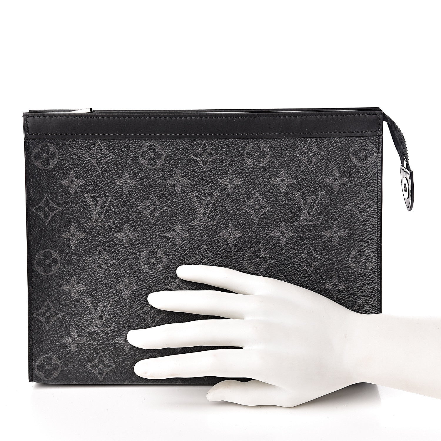Louis Vuitton Monogram Eclipse Pochette Voyage MM 2 of 6