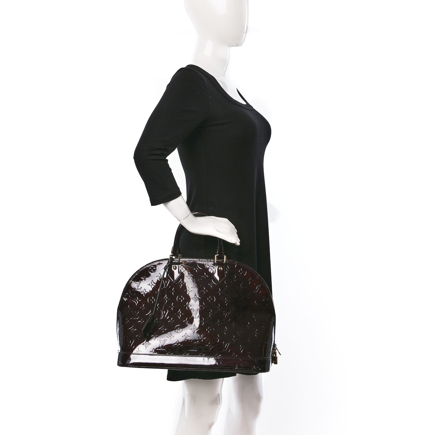 Louis Vuitton Vernis Alma GM Amarante 2 of 12