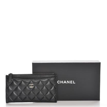 Chanel Caviar Quilted Classic Zip Pouch Black 8 of 8