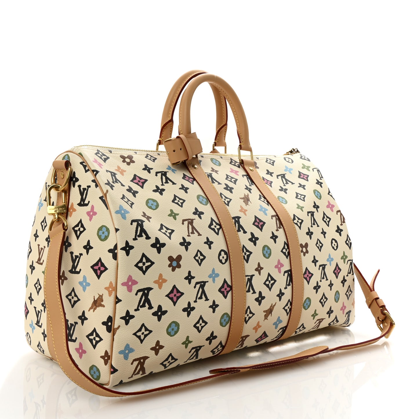 Monogram Craggy Keepall Bandouliere 45 Vanilla