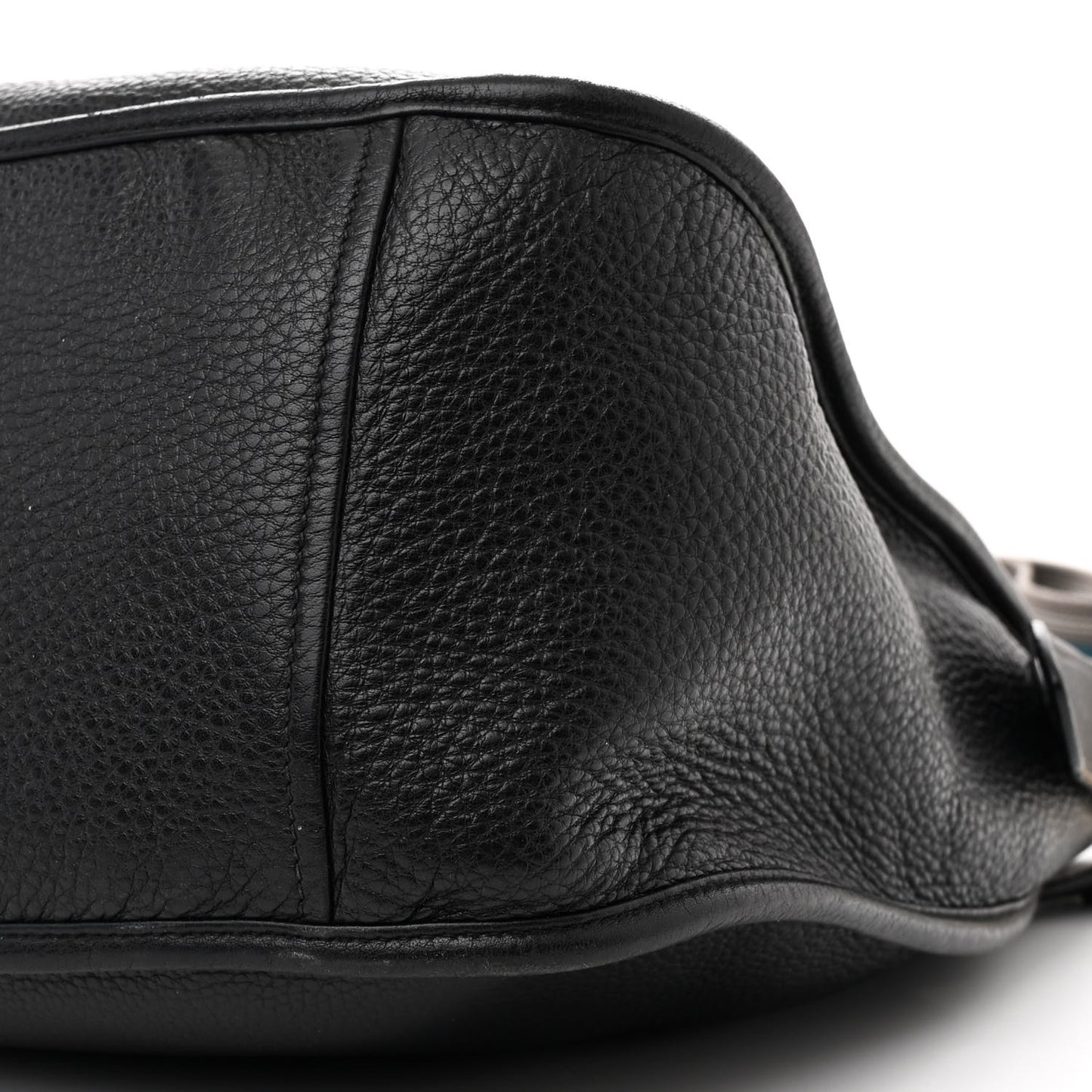 Vitello Daino Hobo Messenger Bag Black