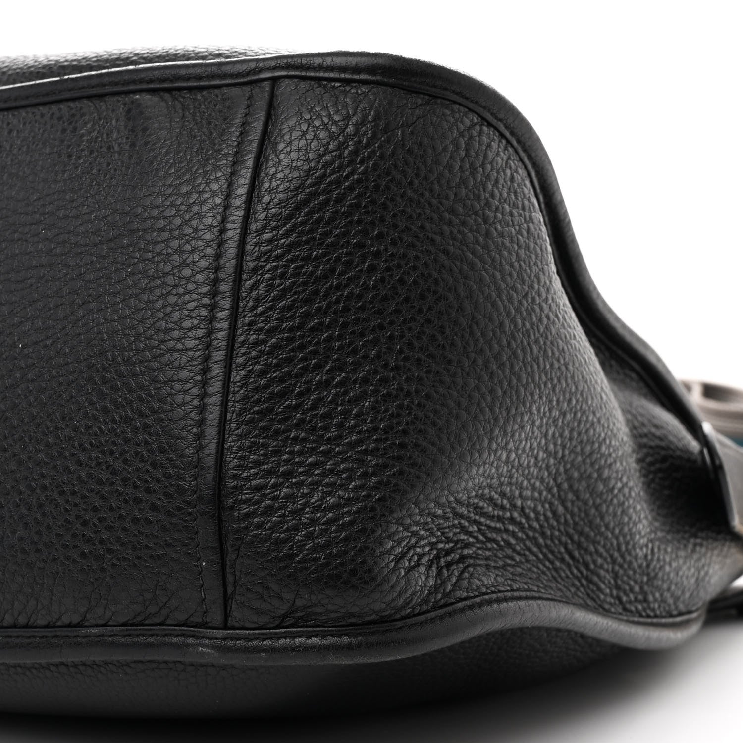 Prada Vitello Daino Hobo Messenger Bag Black 9 of 12