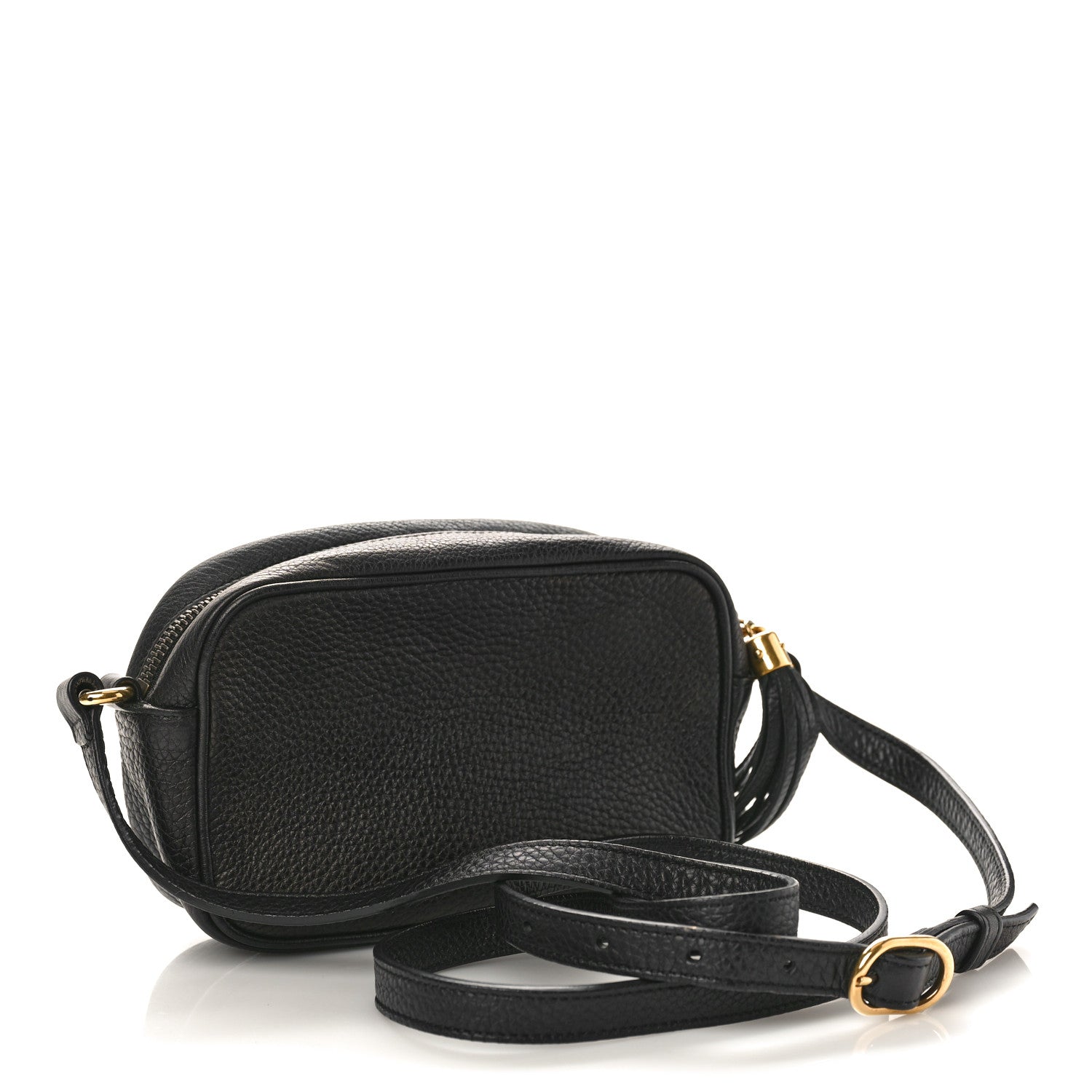 Gucci Pebbled Calfskin Mini Soho Disco Bag Black 2 of 9