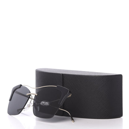 Prada Cat Eye Sunglasses SPR 21U Black 8 of 8