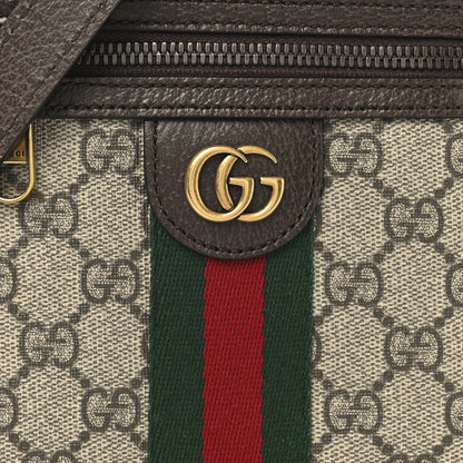 Gucci GG Supreme Monogram Web Mini Ophidia Messenger Brown 8 of 11