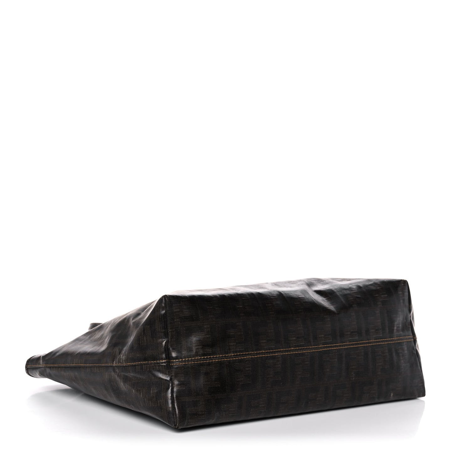 Zucca Spalmati Matrioska Roll Tote Tobacco Black