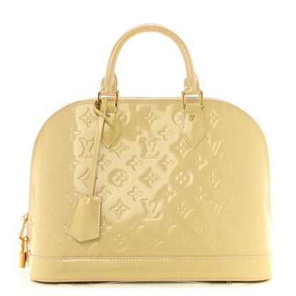 Louis Vuitton Vernis Alma PM Blanc Corail 1 of 12