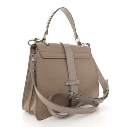 Chloe Grained Calfskin Medium Aby Day Shoulder Bag Motty Grey 3 of 12