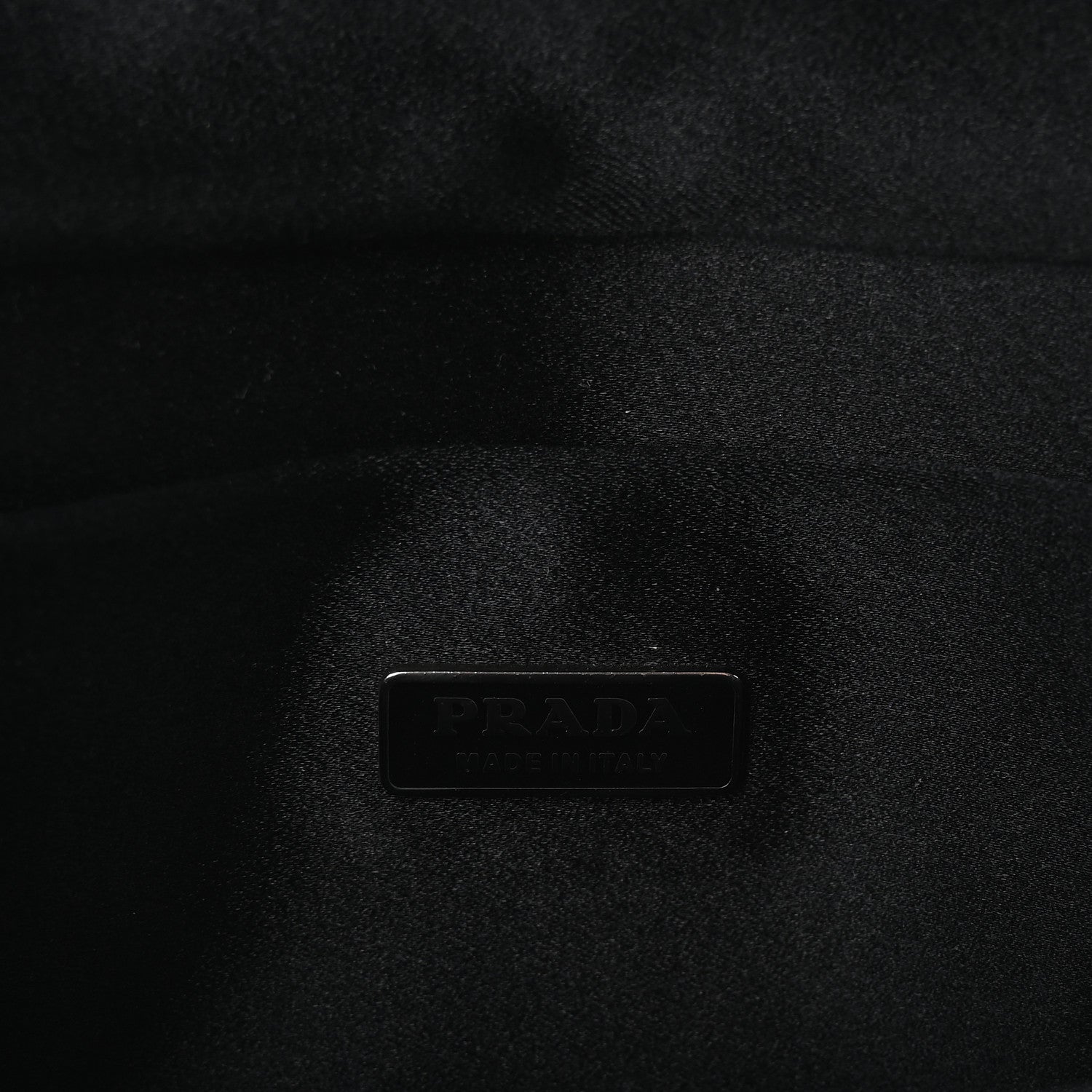 Prada Spazzolato Mini Clutch Bag Black 12 of 12