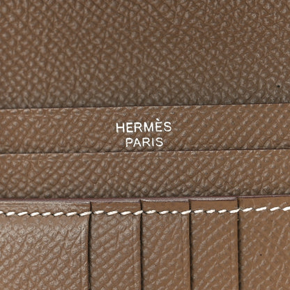 Hermes Epsom Bearn Compact Wallet Etoupe 6 of 9