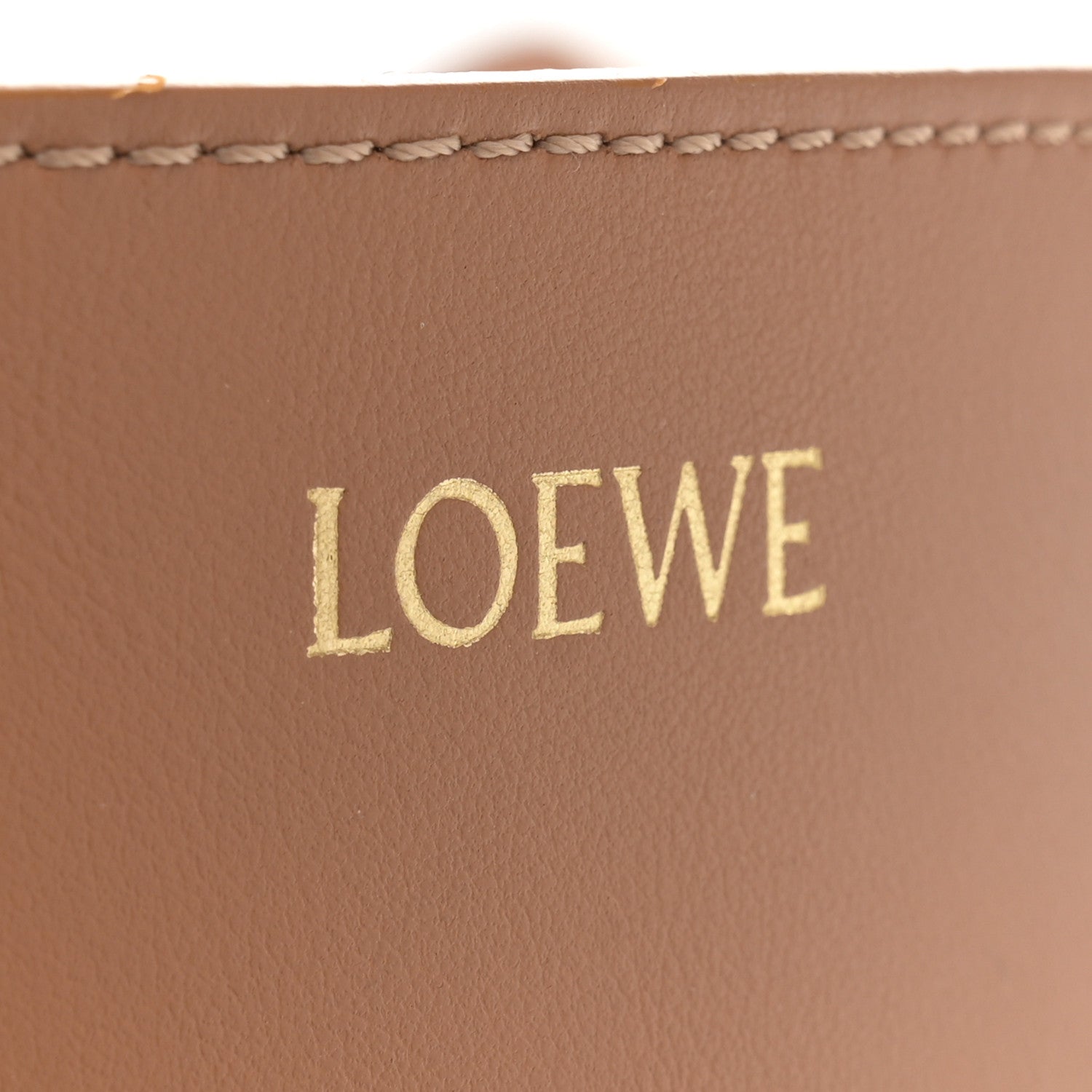 Loewe Shiny Calfskin Medium Puzzle Fold Tote Warm Desert Black 6 of 10