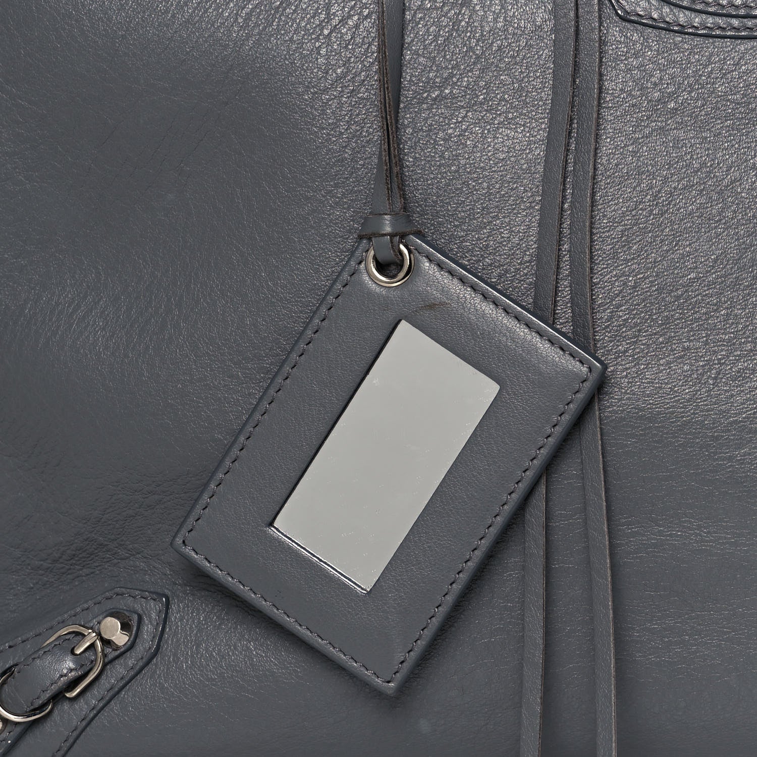 Balenciaga Veau Papier A4 Zip Around Tote Gris Metal 8 of 20