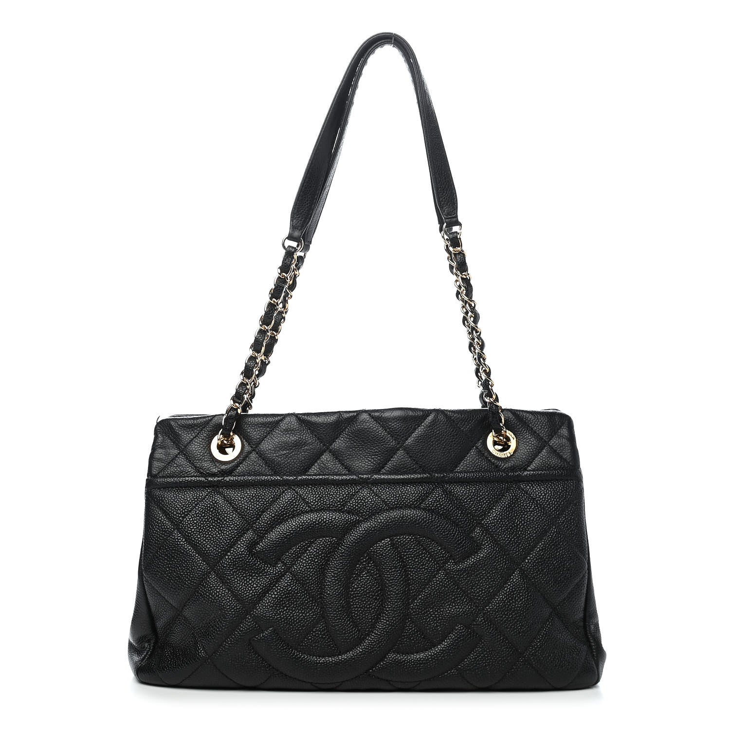 Chanel Caviar Quilted Timeless CC Soft Tote Black 1 of 9