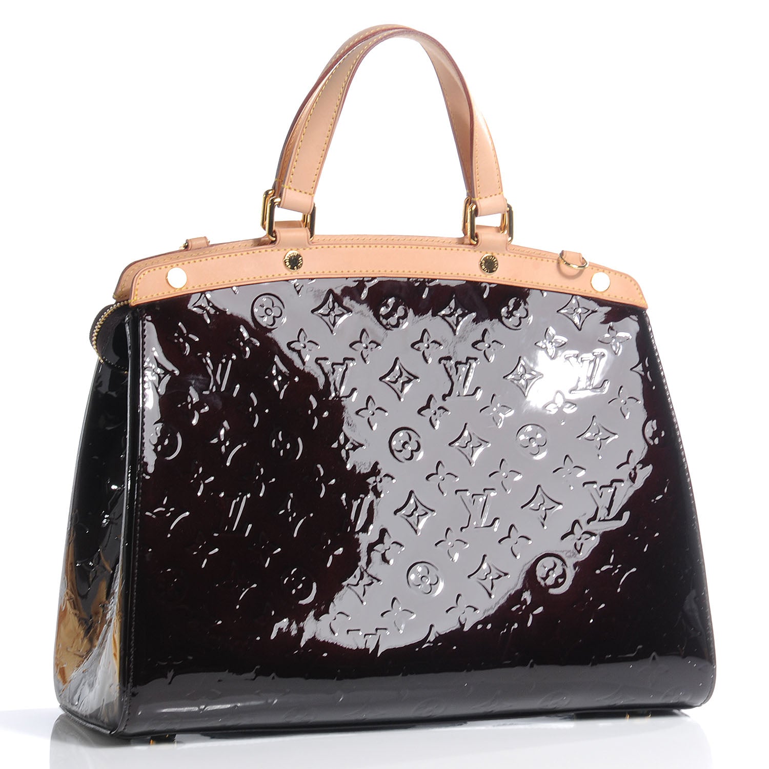 Louis Vuitton Vernis Brea GM Amarante 3 of 8