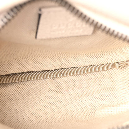 Gucci Grained Calfskin Small Logo Belt Bag White 5 of 10