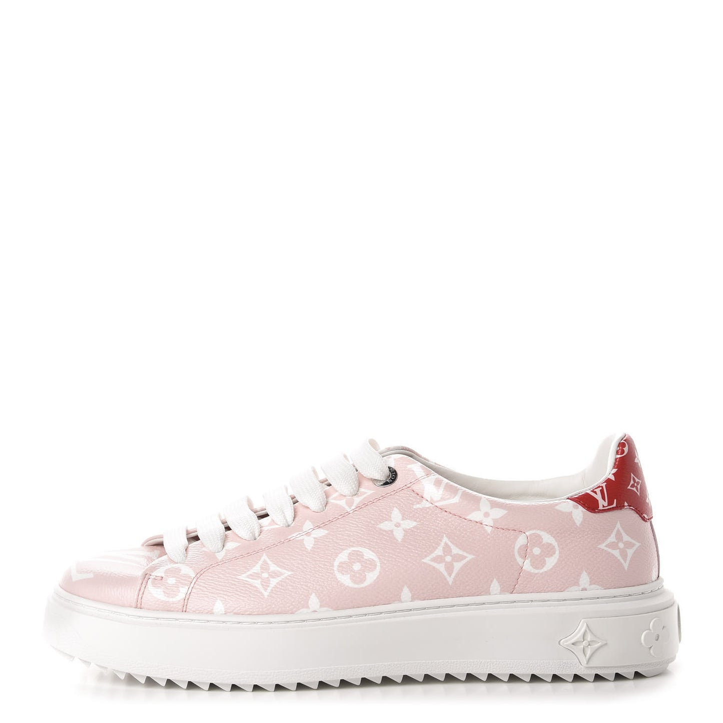 Monogram Giant Time Out Sneakers 42 Rose Rouge