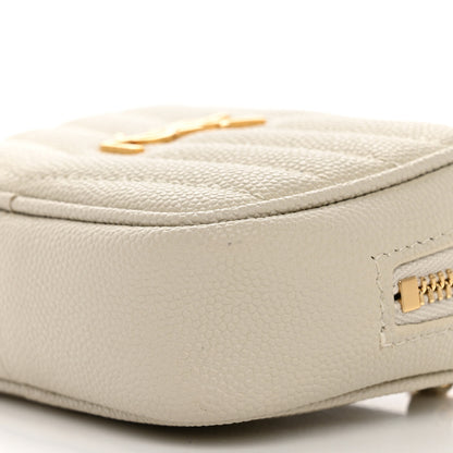 Saint Laurent Grain De Poudre Matelasse Monogram Baby Lou Camera Bag Crema Soft 9 of 11