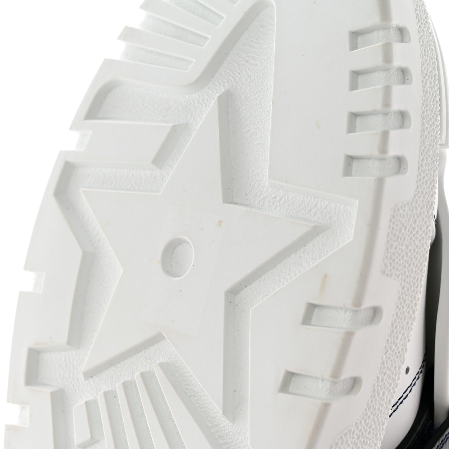 Calfskin Bi-Color Dior-ID Platform Sneakers 40 White Deep Blue