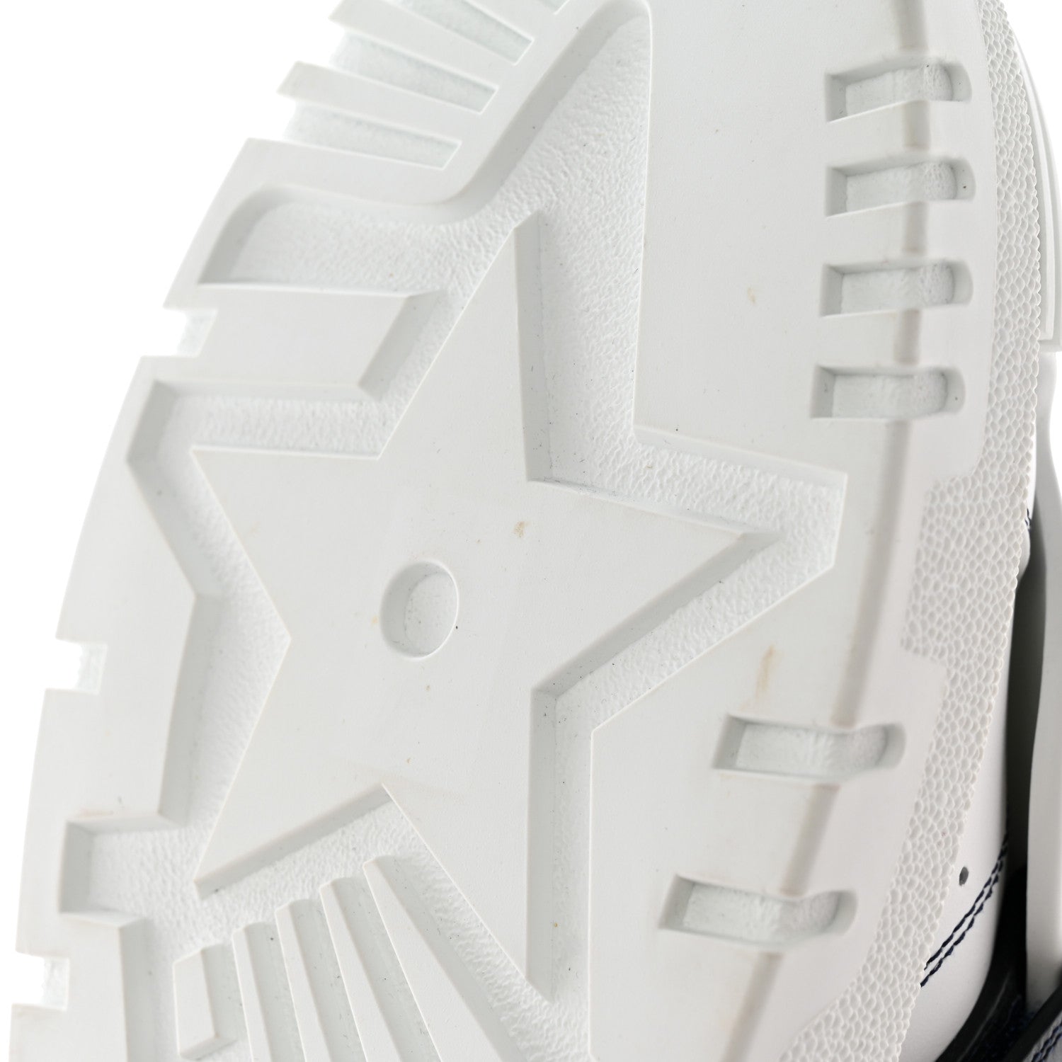 Christian Dior Calfskin Bi-Color Dior-ID Platform Sneakers 40 White Deep Blue 17 of 18