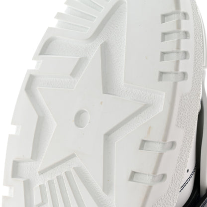 Christian Dior Calfskin Bi-Color Dior-ID Platform Sneakers 40 White Deep Blue 17 of 18