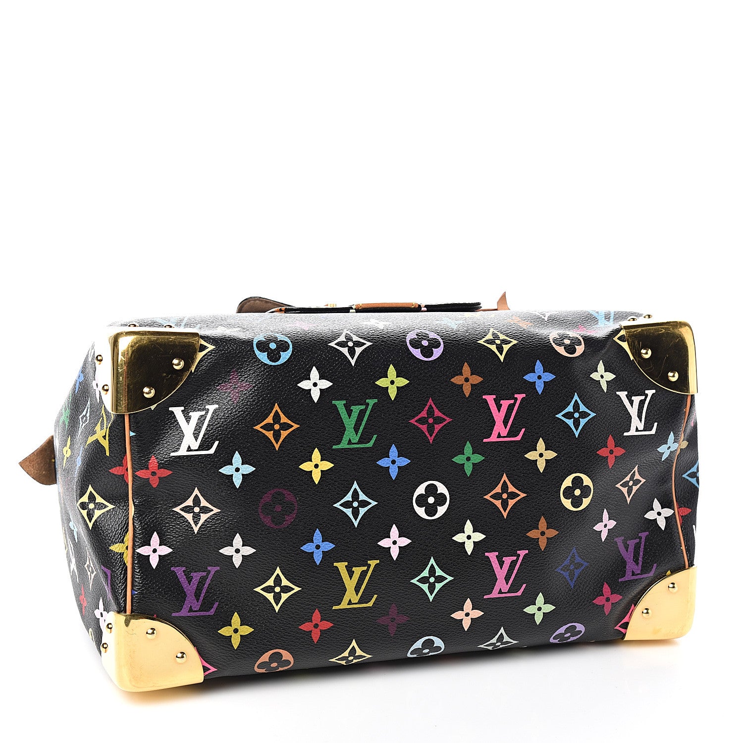 Louis Vuitton Monogram Multicolor Speedy 30 Black 3 of 9