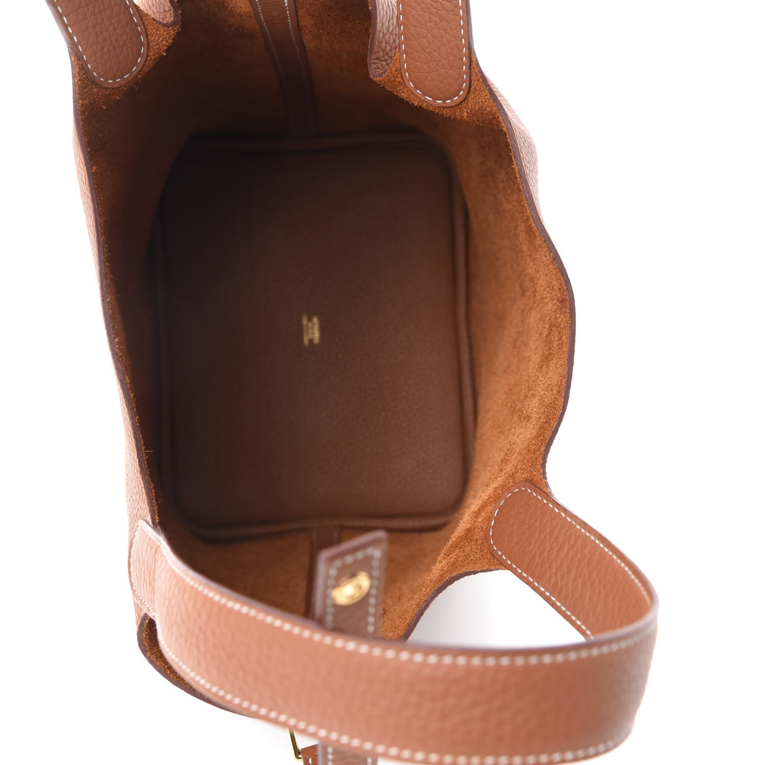 Hermes Taurillon Clemence Picotin Lock 22 MM Gold 5 of 11