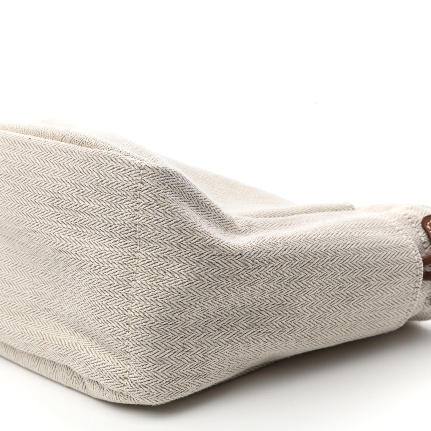 Hermes Canvas Barenia Fourbi 25 MM Pouch Naturel Fauve 7 of 10