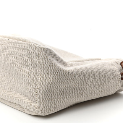Hermes Canvas Barenia Fourbi 25 MM Pouch Naturel Fauve 7 of 10