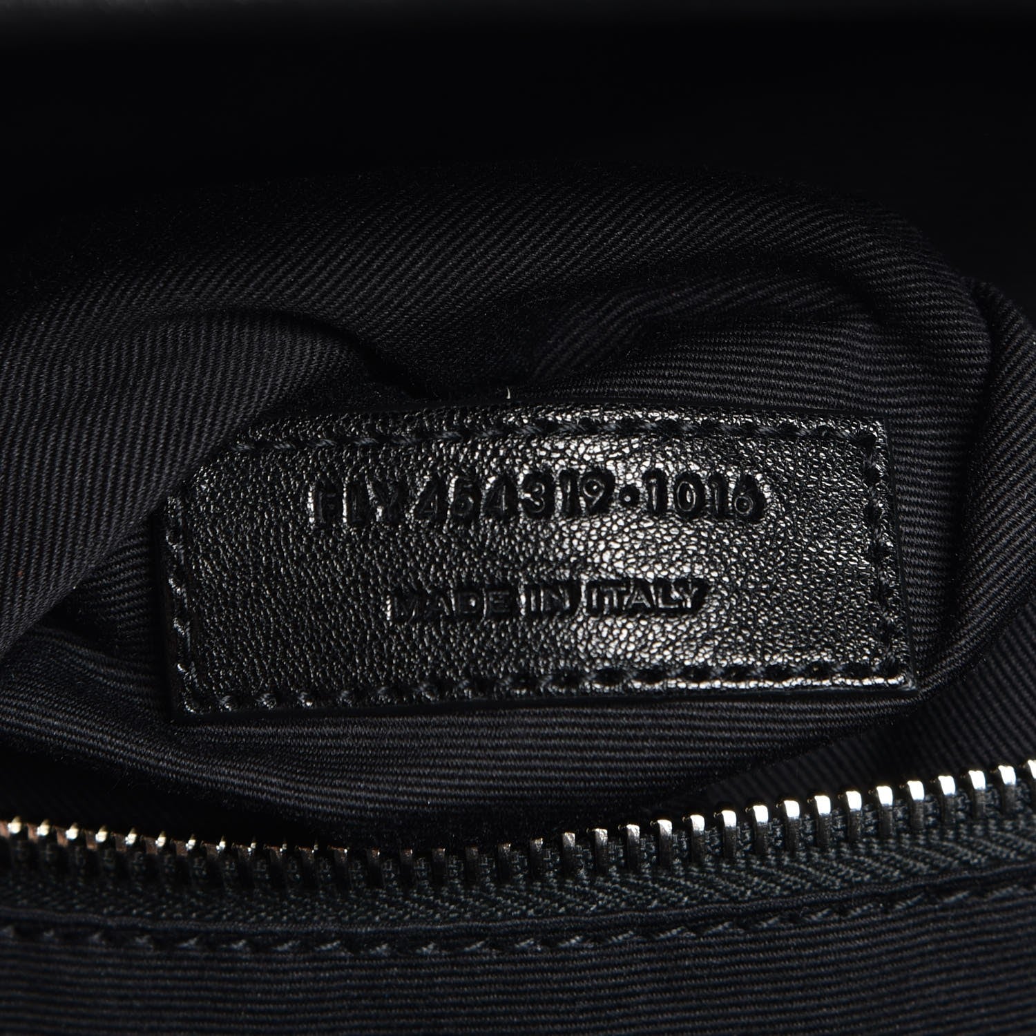 Saint Laurent Sheepskin Mini Love Appliqué City Backpack Black 7 of 7