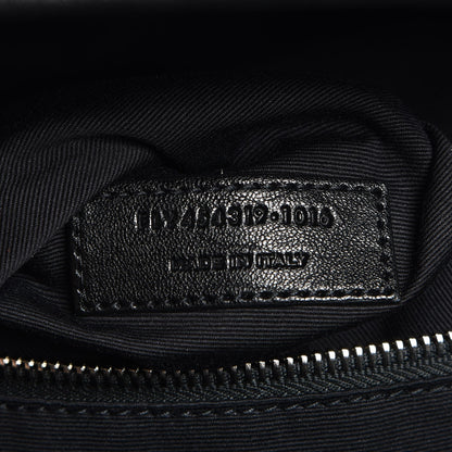 Saint Laurent Sheepskin Mini Love Appliqué City Backpack Black 7 of 7