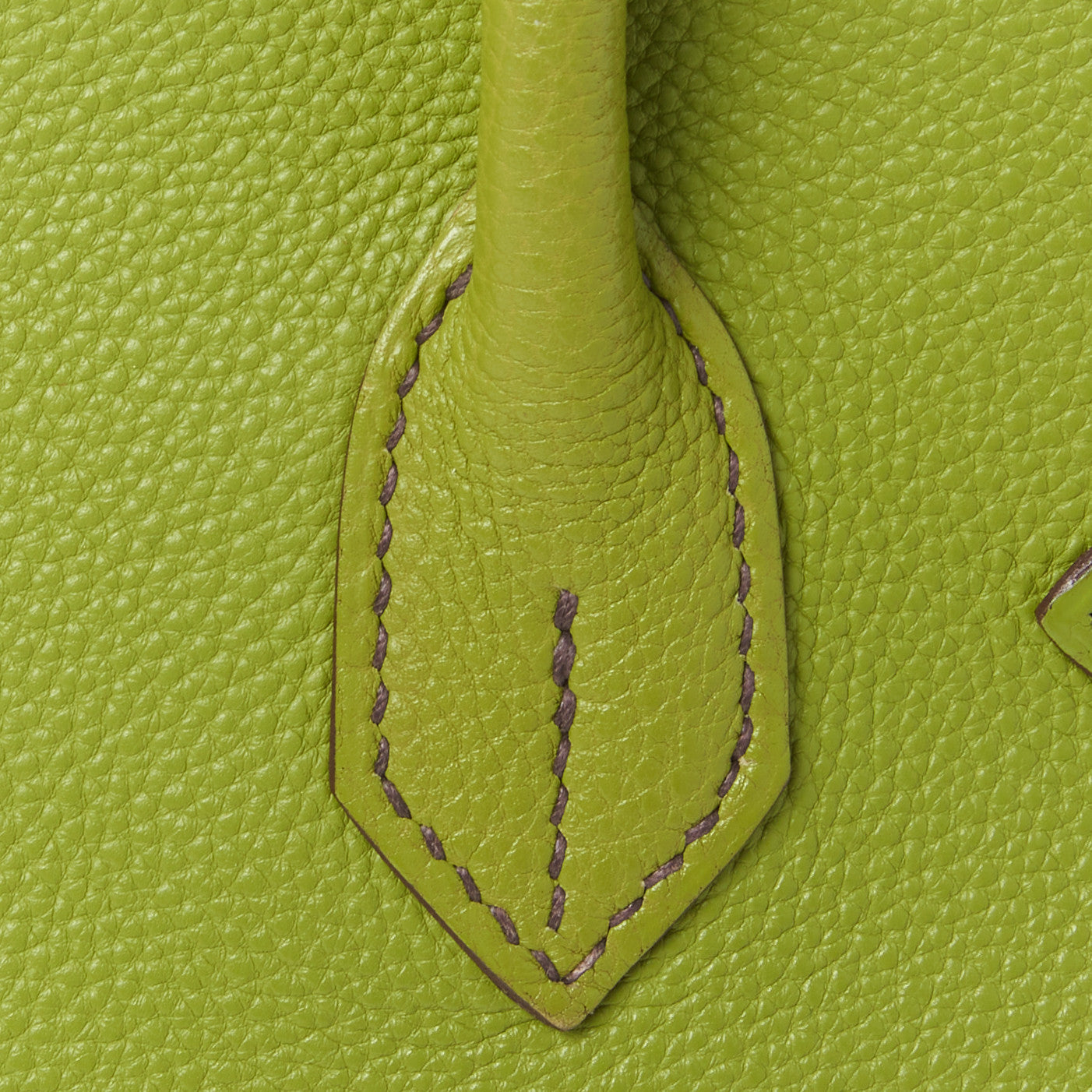 Hermes Togo Birkin 30 Vert Anis 11 of 29
