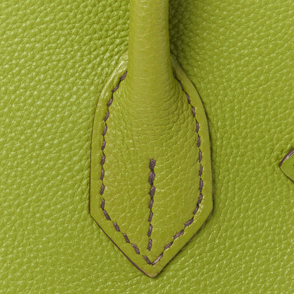 Hermes Togo Birkin 30 Vert Anis 11 of 29