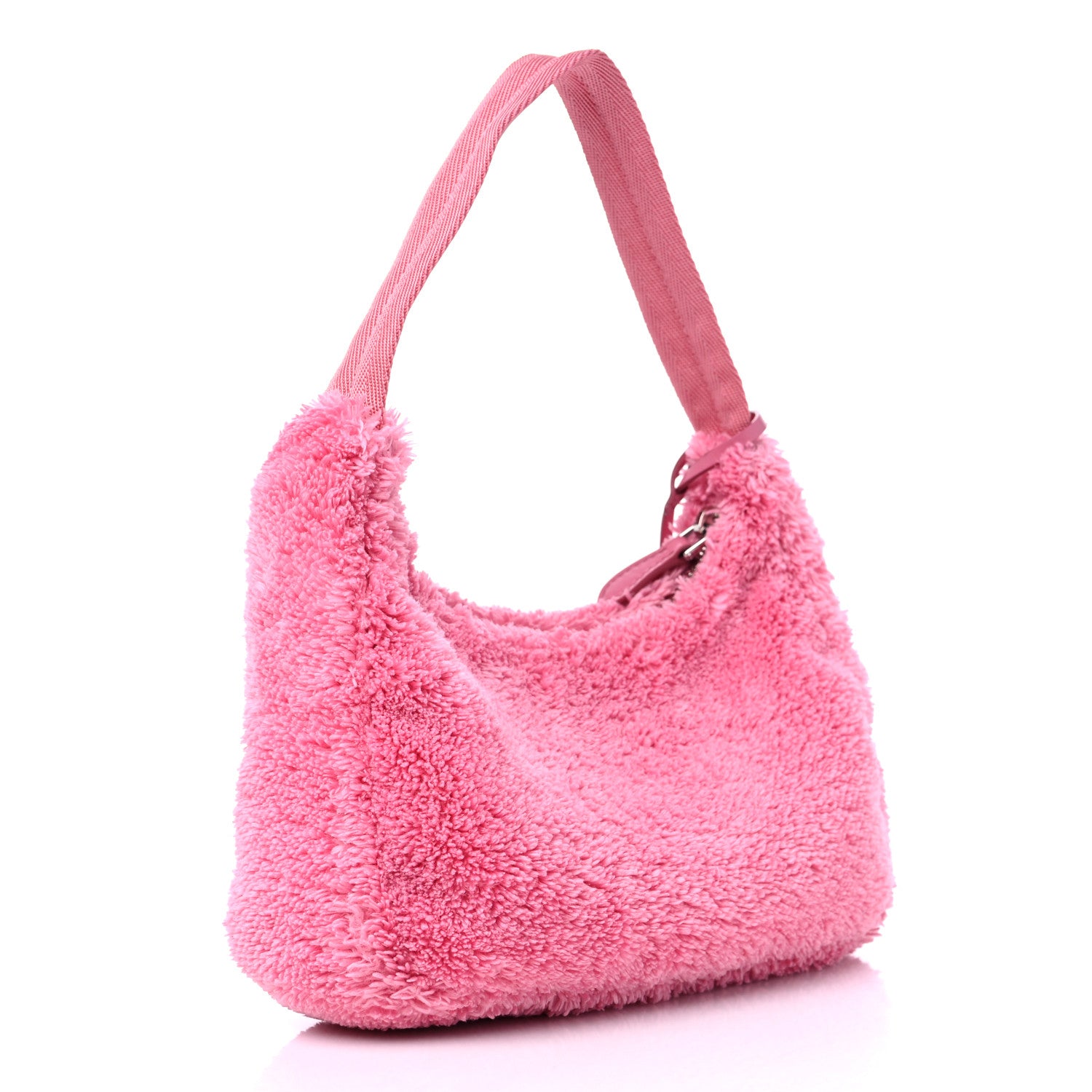 Prada Terry Cloth Mini Re-Edition 2000 Bag Petalo Black 3 of 8