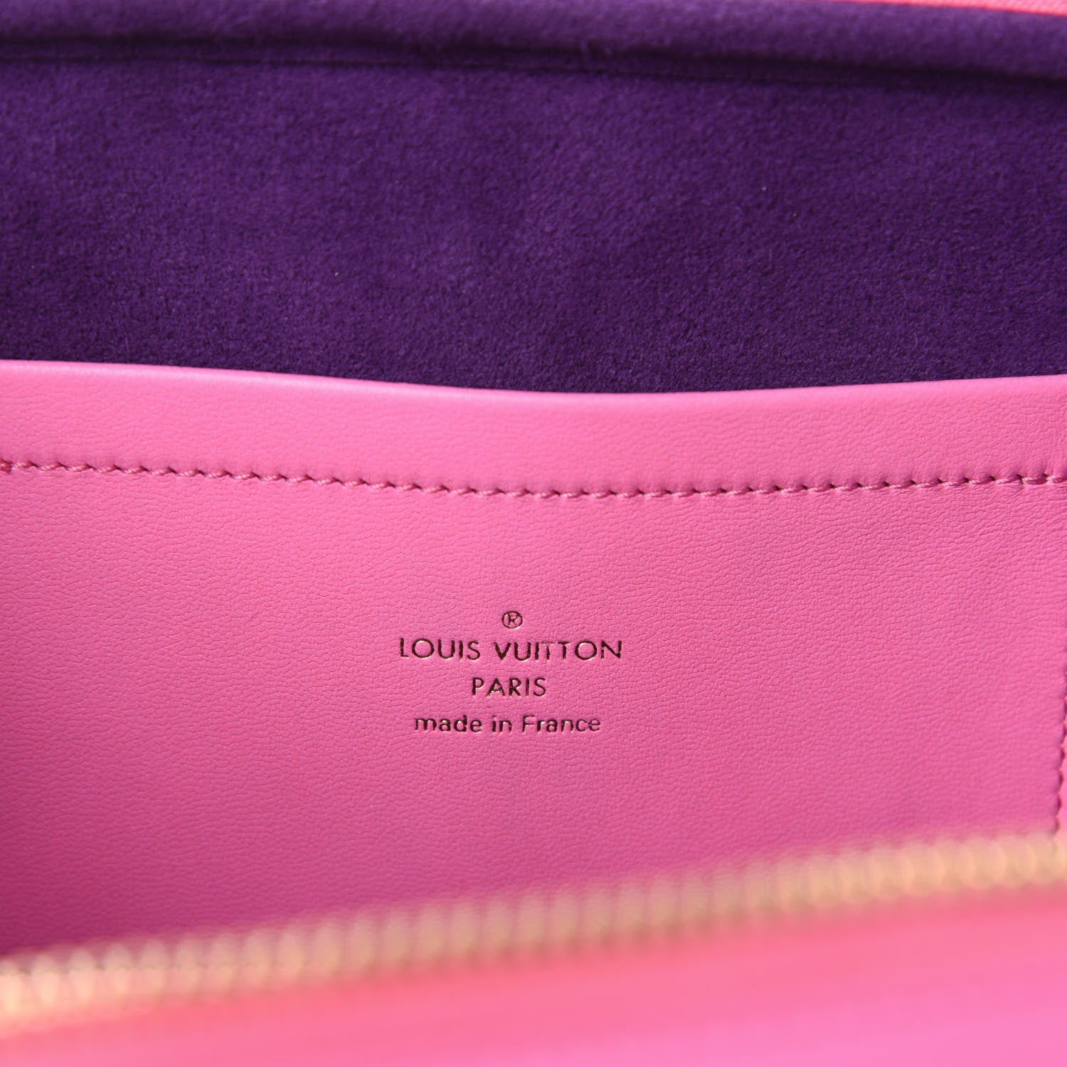 Louis Vuitton Calfskin Embossed Monogram Vuittamins Utility Crossbody Rose Violet 8 of 10